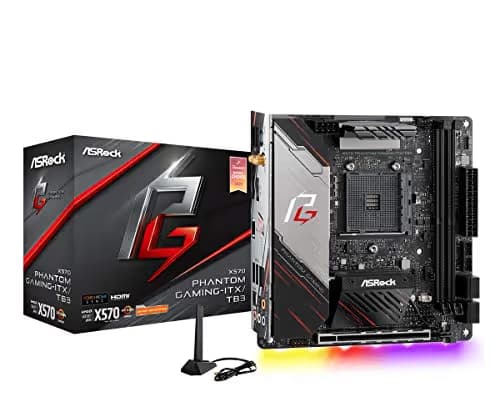 X570 Phantom Gaming-ITX/TB3 Mini ITX Thunderbolt 3 AMD Motherboard Model X570 Phantom GAM ITX image