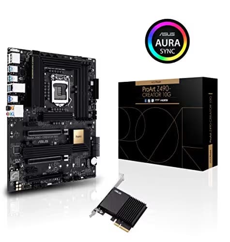 ASUS ProArt Z490-CREATOR 10G Intel Z490 LGA 1200 ATX Content Creation Motherboard image
