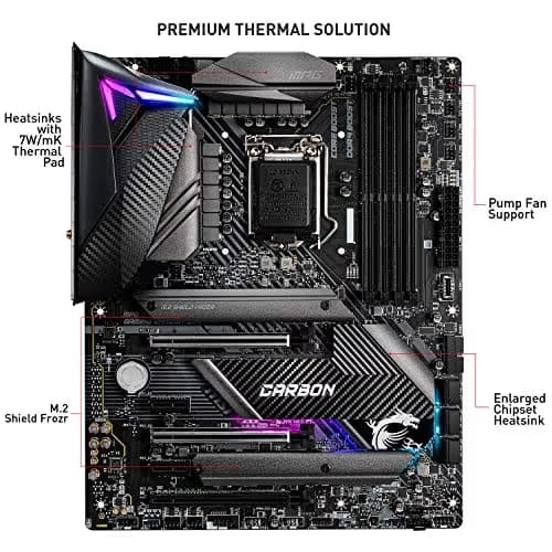 MSI Z490 MPG GAMING CARBON WIFI DDR4 ATX image