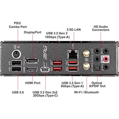 MSI Z490 MPG GAMING CARBON WIFI DDR4 ATX image