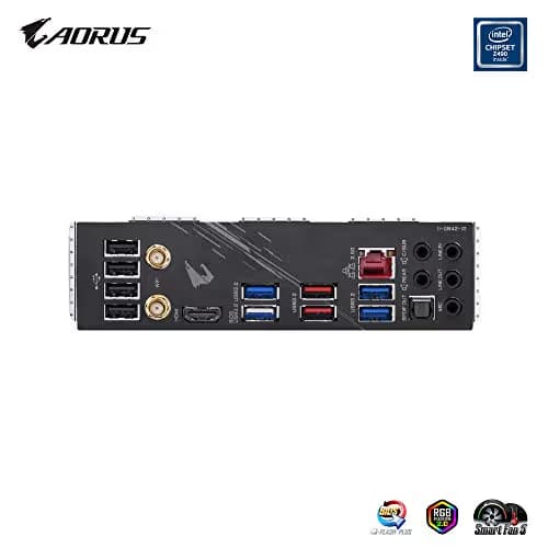 GIGABYTE Z490 AORUS ELITE LGA 1200 Intel Z490 ATX Motherboard with Dual M.2, SATA 6Gb/s, USB 3.2 Gen 2, 2.5 GbE LAN image