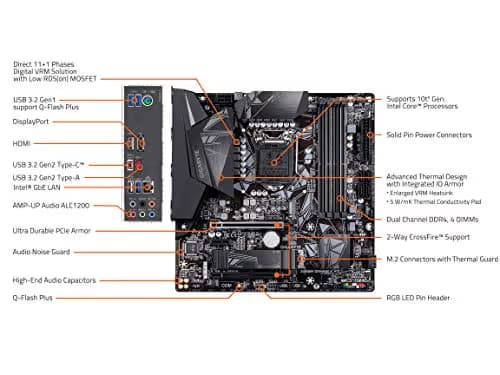 Gigabyte Z490M Gaming X LGA 1200 Micro-ATX Motherboard image