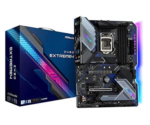 ASRock Z490 Extreme4 Supports 10 th Gen and future generation Intel Core TM Processors (Socket 1200) motherboard image