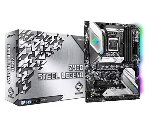 ASRock Z490 Steel Legend LGA 1200 ATX Intel Motherboard image