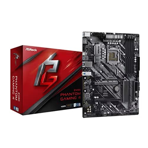 ASRock Z490 Phantom Gaming 4 Supports 10 th Gen Intel ® Core™ processors (Socket 1200) motherboard main image