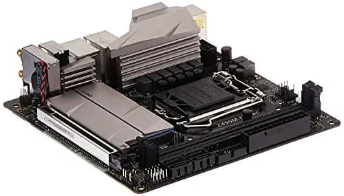 ASRock Z490M-ITX/ac LGA 1200 Intel Z490 SATA 6Gb/s Mini ITX Intel Motherboard image