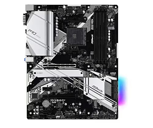 ASRock B550 PRO4 Supports 3rd Gen AMD AM4 Ryzen™ / Future AMD Ryzen™ Processors Motherboard image