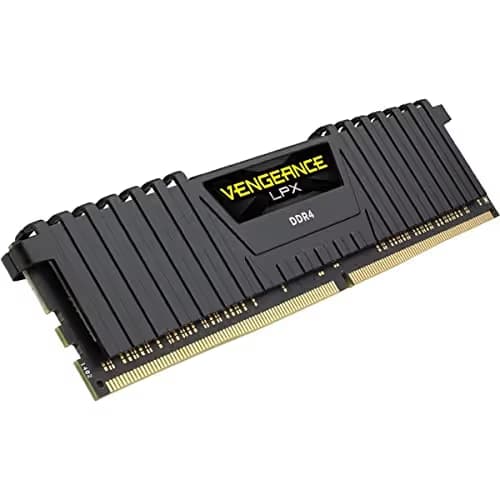 Corsair Vengeance LPX Black / Yellow DDR4-2400 CL16 8GB (1x8GB) image