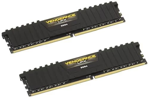 Corsair Vengeance LPX Black / Yellow DDR4-2666 CL16 8GB (2x4GB) image