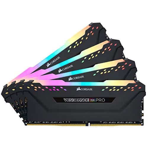 Corsair Vengeance RGB PRO 64GB (4x16GB) DDR4 3200 (PC4-25600) C16 Desktop Memory — Black main image