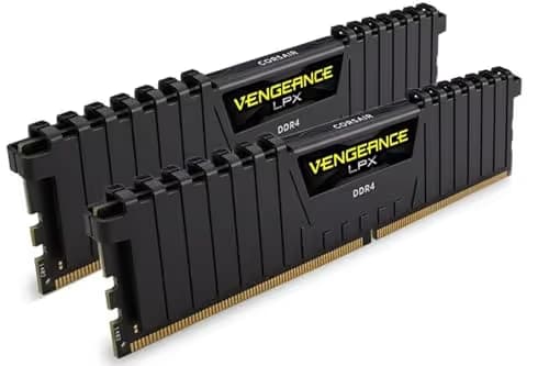 Corsair Vengeance LPX Black / Yellow DDR4-2400 CL16 16GB (2x8GB) image