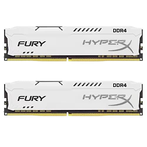 HyperX Fury 16GB (2 x 8GB) DDR4 2666MHz DRAM (Desktop Memory) CL16 1.2V Red DIMM (288-pin) HX426C16FR2K2/16 image