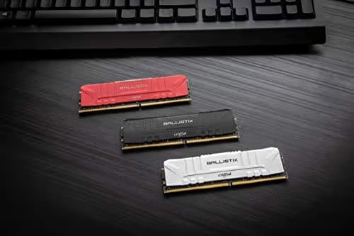 Crucial Ballistix 16 GB (2 x 8 GB) DDR4-3000 CL15 Memory (BL2K8G30C15U4B) image