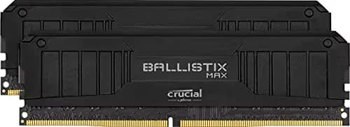 Crucial 16GB Ballistix MAX RGB DDR4 4400 MHz UDIMM Gaming Desktop Memory Kit (2 x 8GB, Black) main image