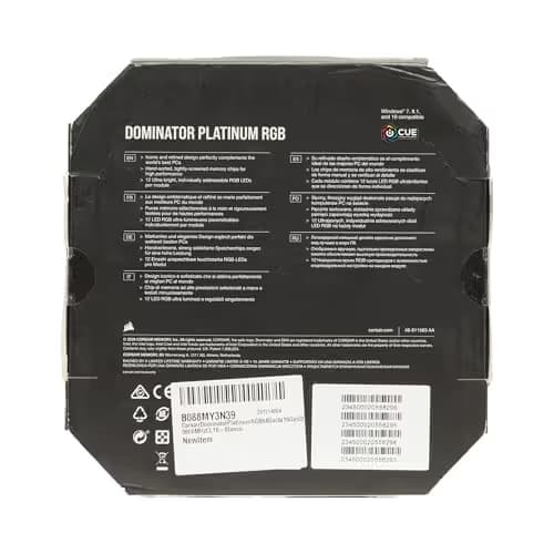 Corsair Dominator Platinum RGB DDR4-3600 CL18 64GB (4x16GB) image