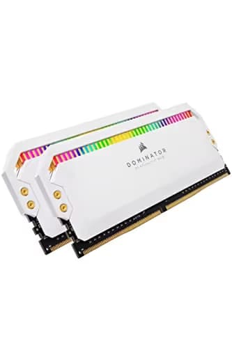 Corsair Dominator Platinum RGB 16GB (2x8GB) DDR4 3200 CL16 White Memory image