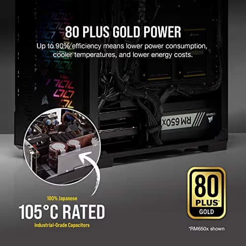 Corsair RM850x (2018) Black ATX 850W Fully Modular 80+ Gold Certified image