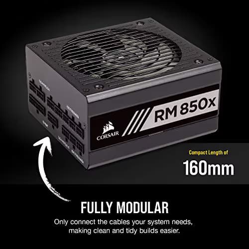 Corsair RM850x (2018) Black ATX 850W Fully Modular 80+ Gold Certified image