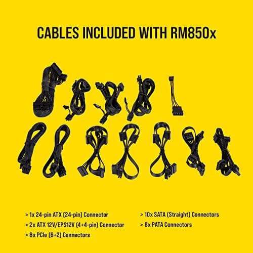 Corsair RM850x (2018) Black ATX 850W Fully Modular 80+ Gold Certified image
