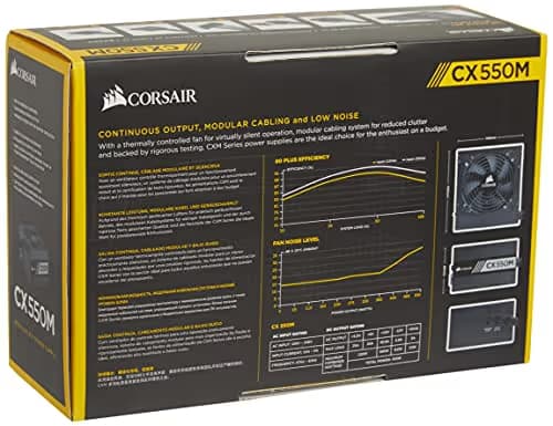 Corsair CX550M ATX 550W Semi-Modular 80+ Bronze Certified image