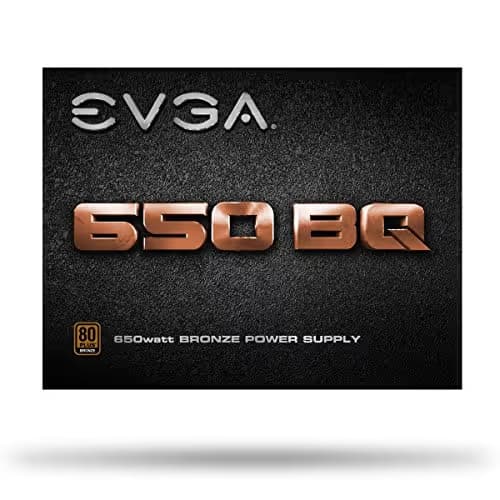 EVGA 110-BQ-0600-K1 600 BQ, 80+ Bronze 600W, Semi Modular, FDB Fan, 3 Year Warranty, Power Supply image
