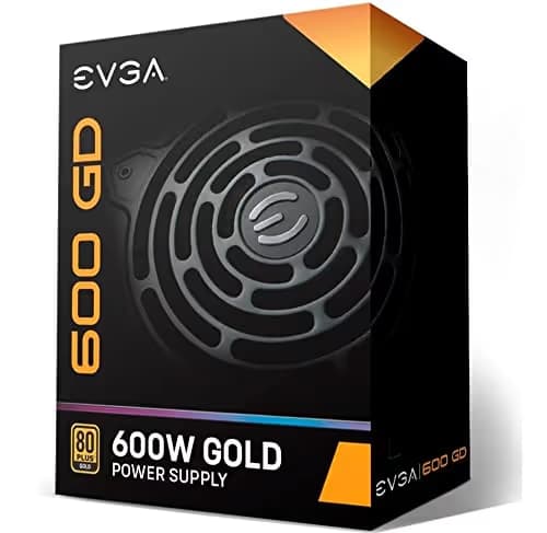 EVGA 600 GD 600W Non-Modular 80+ Gold Certified image