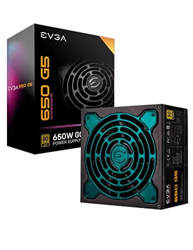 EVGA SuperNOVA 650 G5, 80 Plus Gold 650W, Fully Modular, Eco Mode with FDB Fan, 10 Year Warranty, Includes Power ON Self Tester, Compact 150mm Size, Power Supply 220-G5-0650-X1 main image