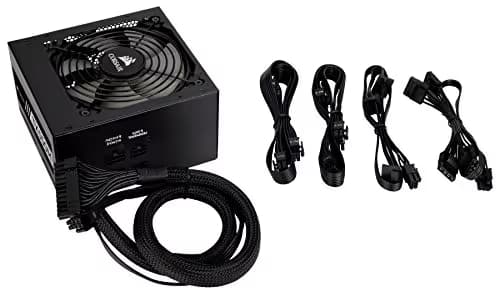 CORSAIR TX-M Series TX550M CP-9020133-NA/RF 550 W ATX12V v2.4 / EPS 2.92 80 PLUS GOLD Certified Semi-Modular Power Supply image
