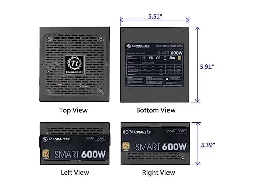 Thermaltake Toughpower GX2 Black 600W Non-Modular 80+ Gold image