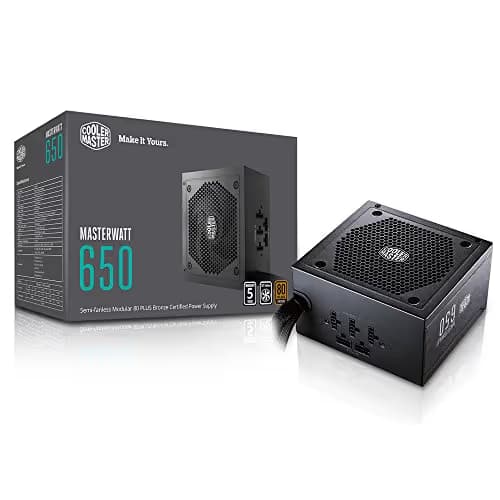 Cooler Master MasterWatt 650 W 80+ Bronze Certified Semi-modular ATX Power Supply (MPX-6501-AMAAB-US) main image