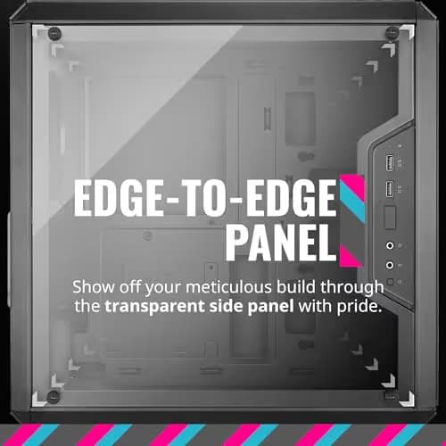 Cooler Master MasterBox Q300L Black Micro ATX Tower Acrylic Side Panel image