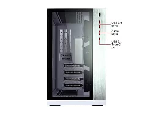 LIAN LI PC-O11 Dynamic Black Tempered Glass on the Front and Left Side, Chassis Body SECC ATX Mid Tower Gaming Computer Case - PC-O11DX image