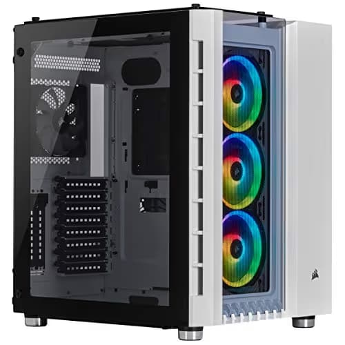 CORSAIR Crystal Series 680X RGB High Airflow Tempered Glass ATX Smart Case, White main image