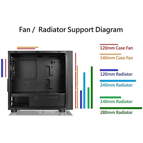Thermaltake Versa H17 Micro ATX Mini Tower Black image