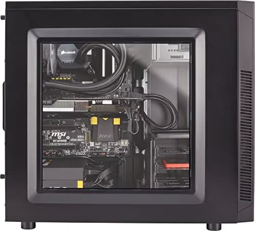 Corsair Carbide Series 100R ATX Mid Tower Black with Acrylic Side Panel and USB 3.2 Gen 1 Type-A Front Panel image