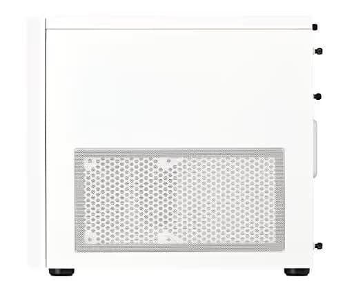 CORSAIR CRYSTAL 280X RGB White Micro-ATX Case, 2 RGB Fans, Lighting Node PRO included, Tempered Glass - Black (CC-9011135-WW) image