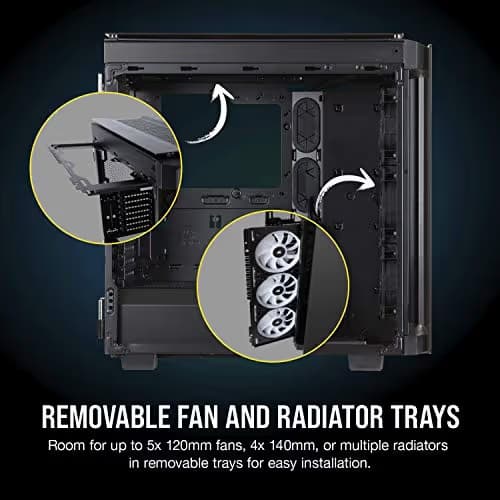 Corsair Obsidian 500D RGB SE Tempered Glass ATX Mid-Tower Computer Case - Black image