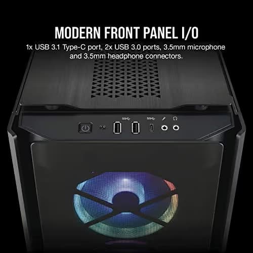 Corsair Obsidian 500D RGB SE Tempered Glass ATX Mid-Tower Computer Case - Black image
