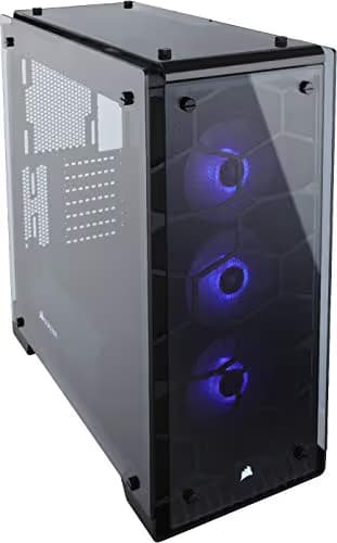 Corsair Crystal Series 570X RGB CC-9011098-WW Steel / Tempered Glass ATX Mid Tower Case image