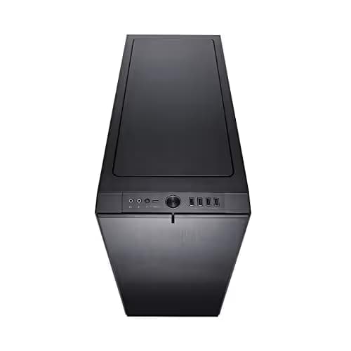 Fractal Design Define S2 Vision Blackout ATX Silent Modular Dark Tint Tempered Glass Window Mid Tower Computer Case image