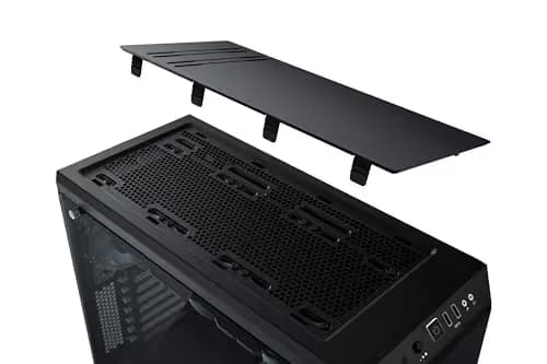 be quiet! Pure Base 600 ATX Mid Tower Black / Orange Tempered Glass Side Panel image