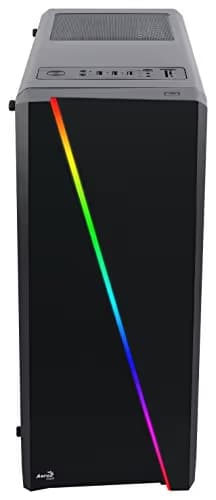 AeroCool Cylon RGB Front with Built in Card Reader and Side Window Panel Mid Tower Black image