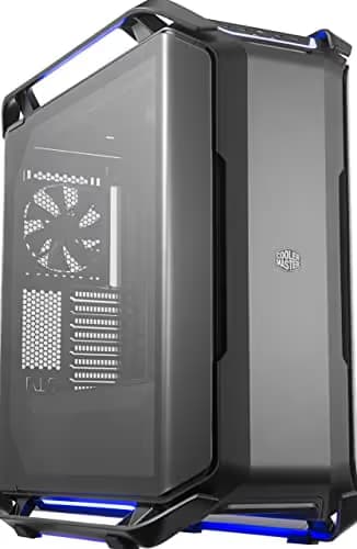Cooler Master Cosmos C700P Black Edition E-ATX Full-Tower with Curved Tempered Glass Side Panel, Flexible Interior layout, RGB Lighting control, Type-C port and diverse liquid cooling layout main image