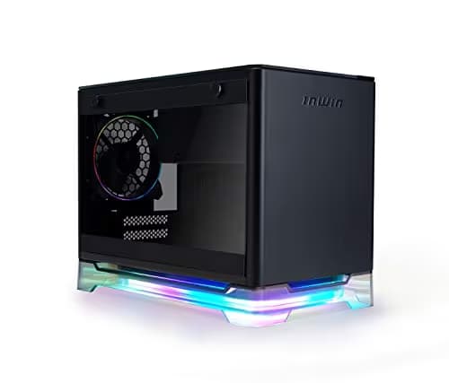 In Win A1 PLUS BLACK Mini-ITX Tower with Integrated ARGB Lighting and 650W 80 PLUS Gold Power Supply main image