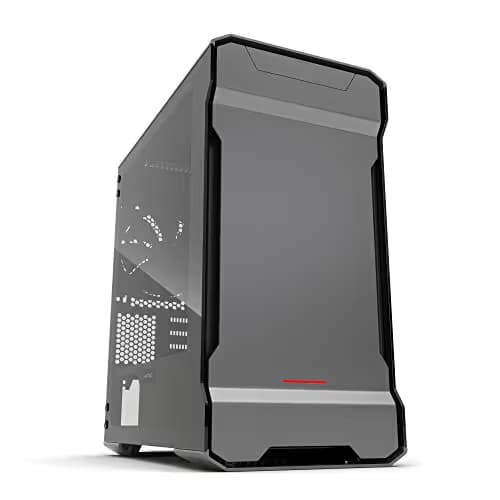 Phanteks EVOLV mATX Tempered Glass Edition Aluminum Exterior RGB Micro Tower Case Gray image