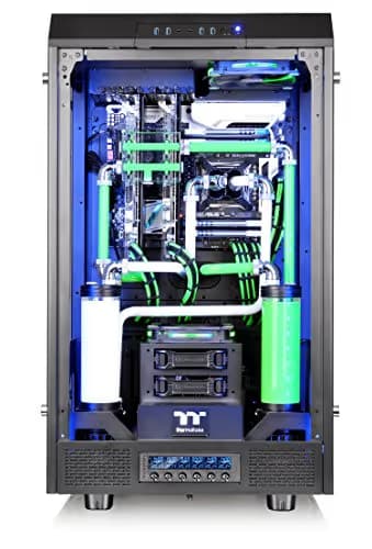 Thermaltake Tower 900 ATX Full Tower Black with Tempered Glass Side Panel and USB 3.2 Gen 1 Type-A image