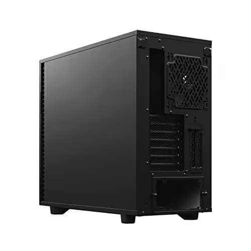 Fractal Design Define 7 Black Brushed Aluminum / Steel E-ATX Silent Modular Dark Tinted Tempered Glass Window Mid Tower Computer Case image