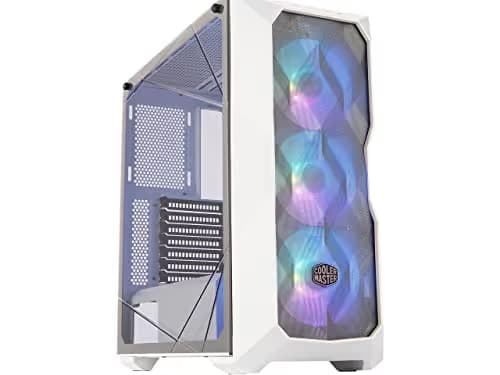 Cooler Master MasterBox TD500 Mesh ATX Mid Tower White Tempered Glass, Controller main image