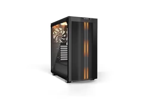 be quiet! Pure Base 500DX ATX Mid Tower Black with Tempered Glass Side Panel and USB 3.2 Gen 2 Type-C, USB 3.2 Gen 1 Type-A main image