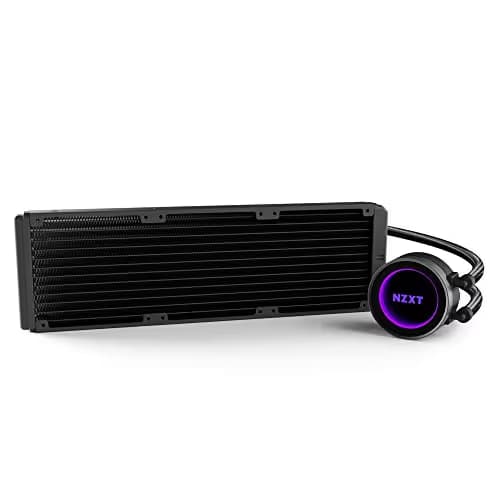 NZXT Kraken X72 360mm - All-In-One RGB CPU Liquid Cooler - CAM-Powered - Infinity Mirror Design - Performance Engineered Pump - Reinforced Extended Tubing - Aer P120mm Radiator Fan (3 Included) image